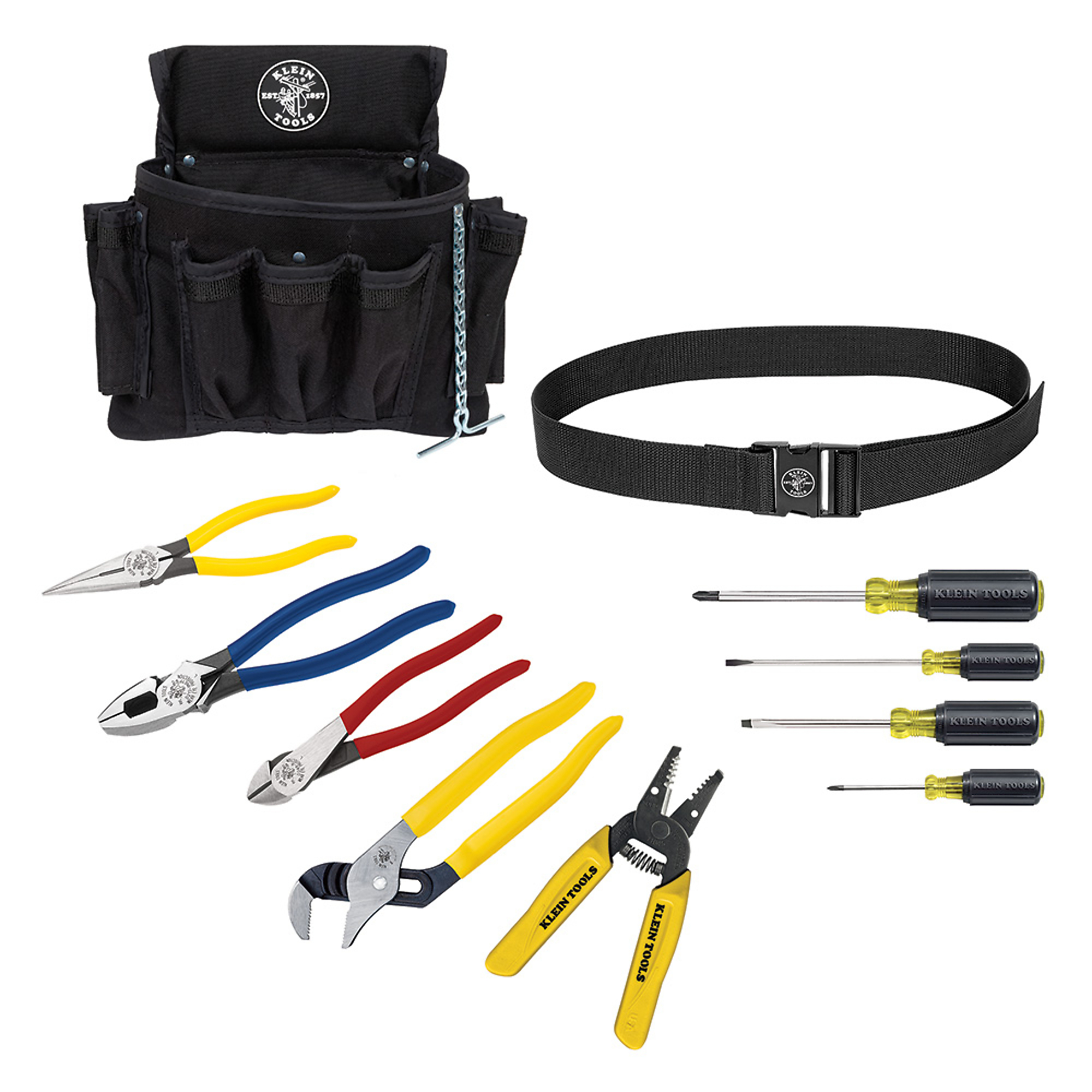 Apprentice Tool Set with Tool Belt and Pouch, 11-P, Model# 92911